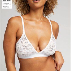 NWOT Negative Underwear Eyelet Lace Triangle Bra (previously called Essaouira)